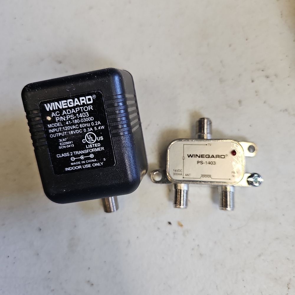 Winegard PS-1403 Antenna power supply AC Adapter Untested